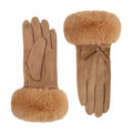 Vintage Autumn Suede Touch Screen Thicken Gloves 6W6GLO76