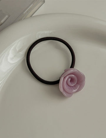Refined 3D Rose Acetate Elastic Hair Tie MK2BW6W6HHT09