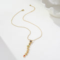 Cubic Zircon Pendant Necklace - DippedShop Wholesale - #2195