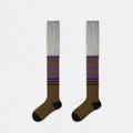 Striped Non-Slip Knit Stockings - DippedShop Wholesale - #0291