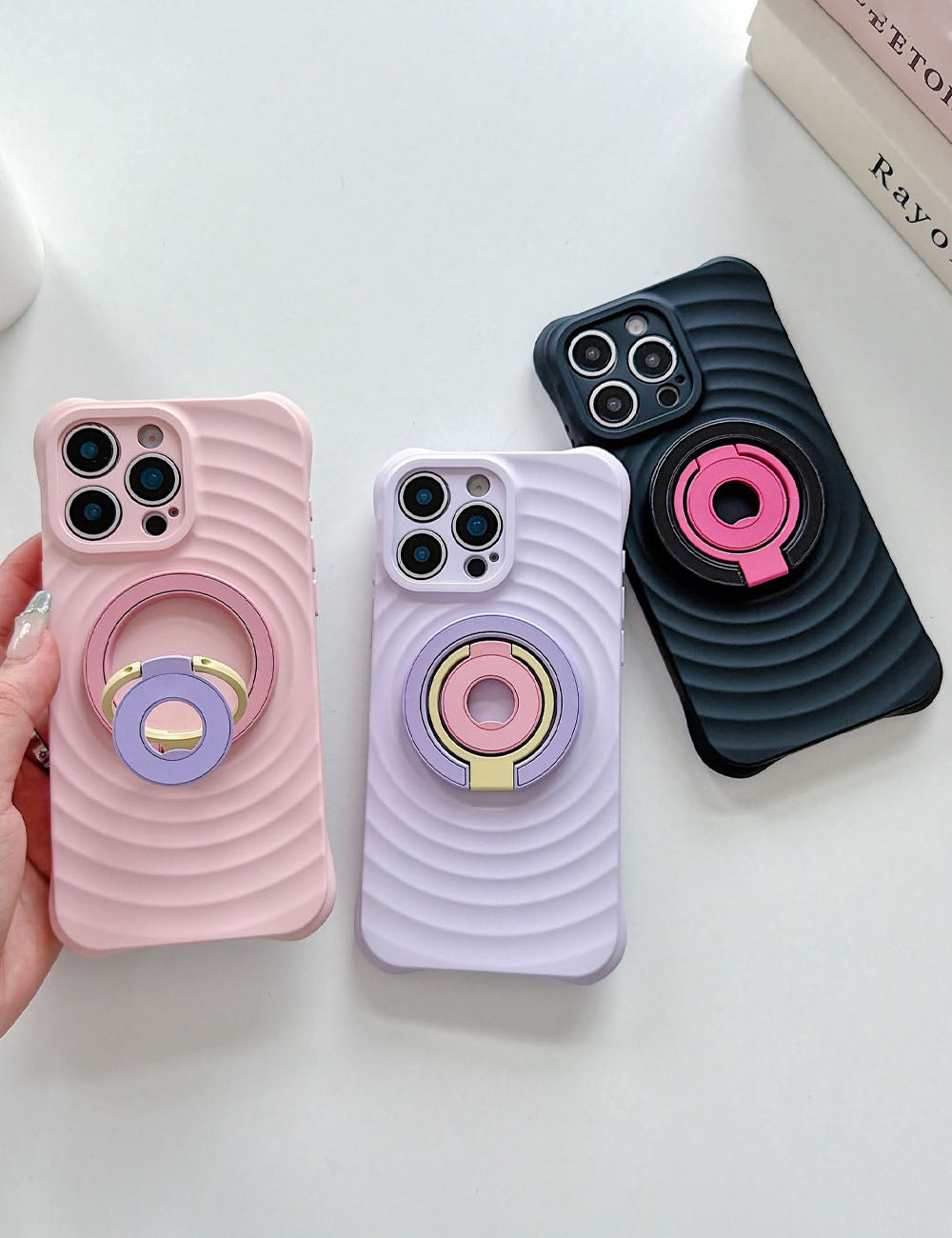 Magnetic Ring Holder Phone Case - DippedShop Wholesale - #0099