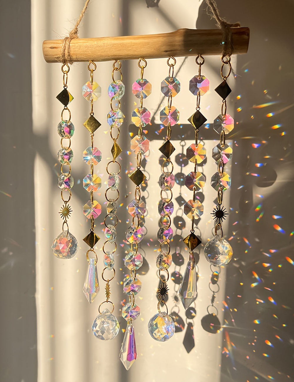 Dream Crystal Wind Chimes Tassel Suncatchers MK2CZAS6H7HLS76