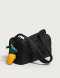 Simple Solid Color PU Handbag 6S10BBG1548