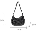Casual Star Pattern Denim Versatile Shoulder Bag 6W10BBG1401