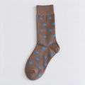 Polka Dot Diamond Mid-Calf Socks - DippedShop Wholesale - #3955