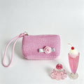 Crochet Wristlet Coin Pouch - DippedShop Wholesale - #8963