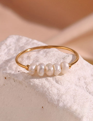 Baroque Pearl Ring - DippedShop Wholesale - #0067