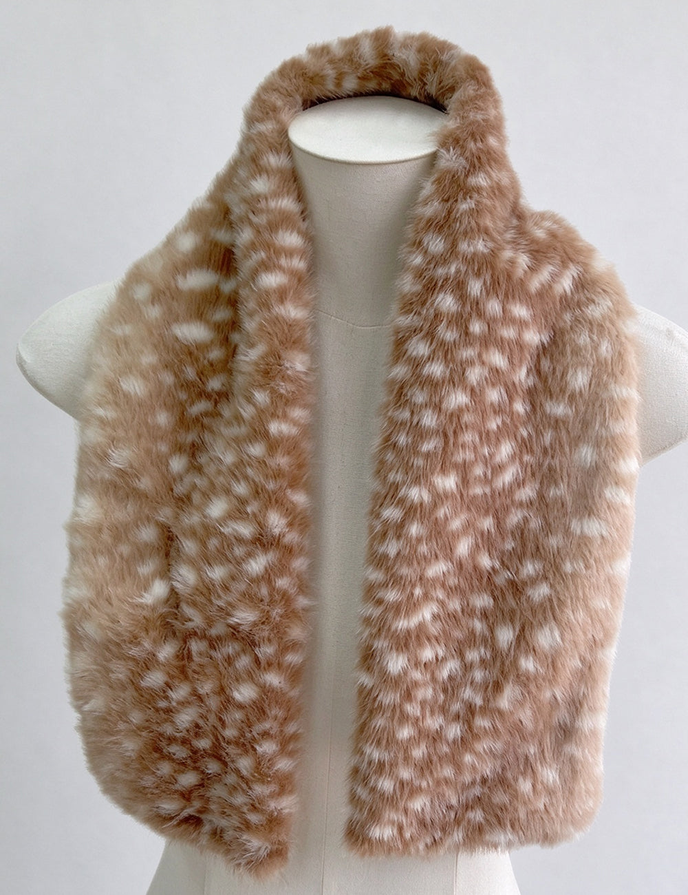 Cute Fawn Spotted Faux Mink - DippedShop Wholesale - #6691