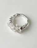 Irregular Crystal Beaded Ring - DippedShop Wholesale - #2963