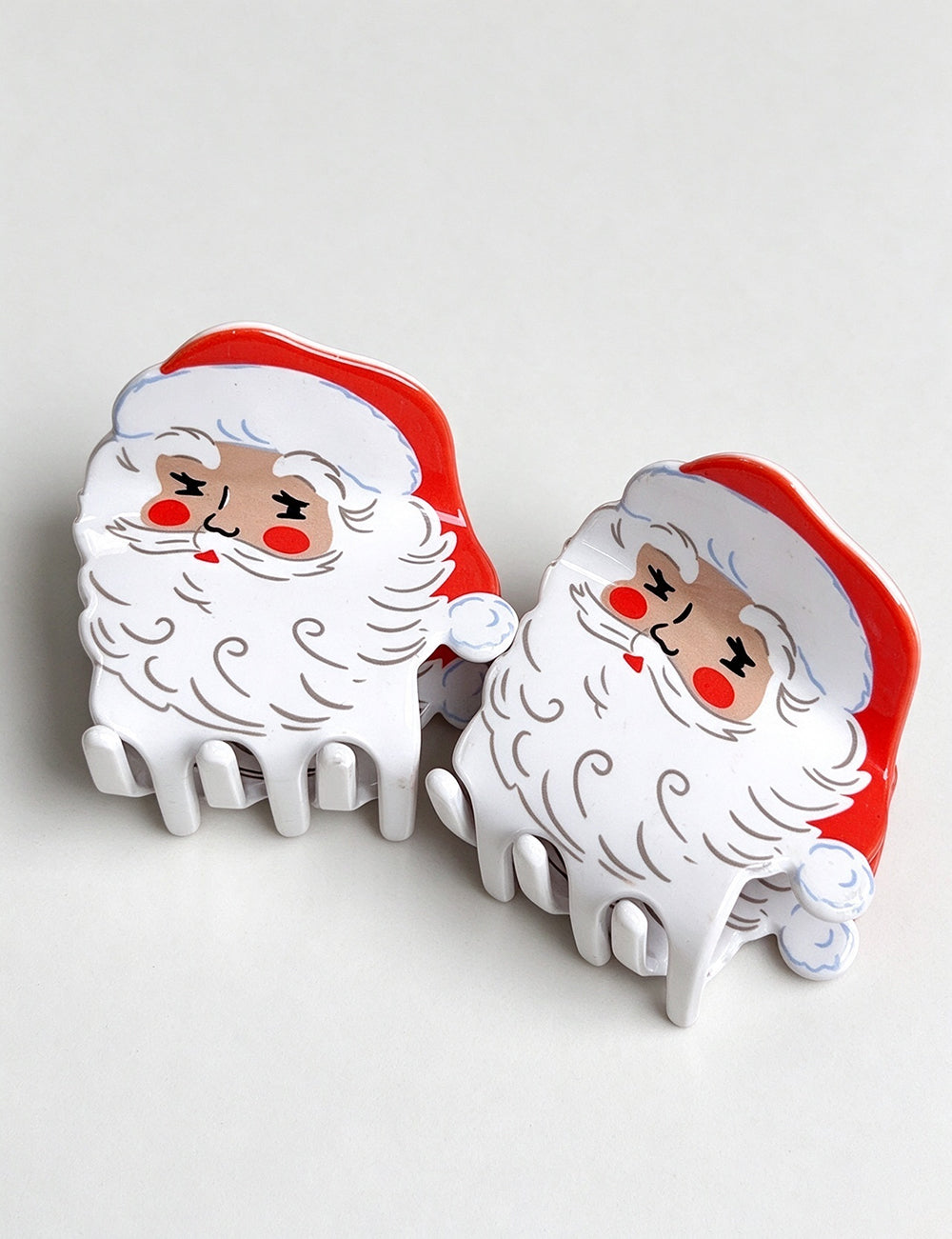 Santa Claus Hair Claw - DippedShop Wholesale - #4995