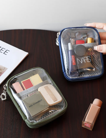 Stylish Transparent PVC Waterproof Makeup Bag MK2BW6S10BOB101