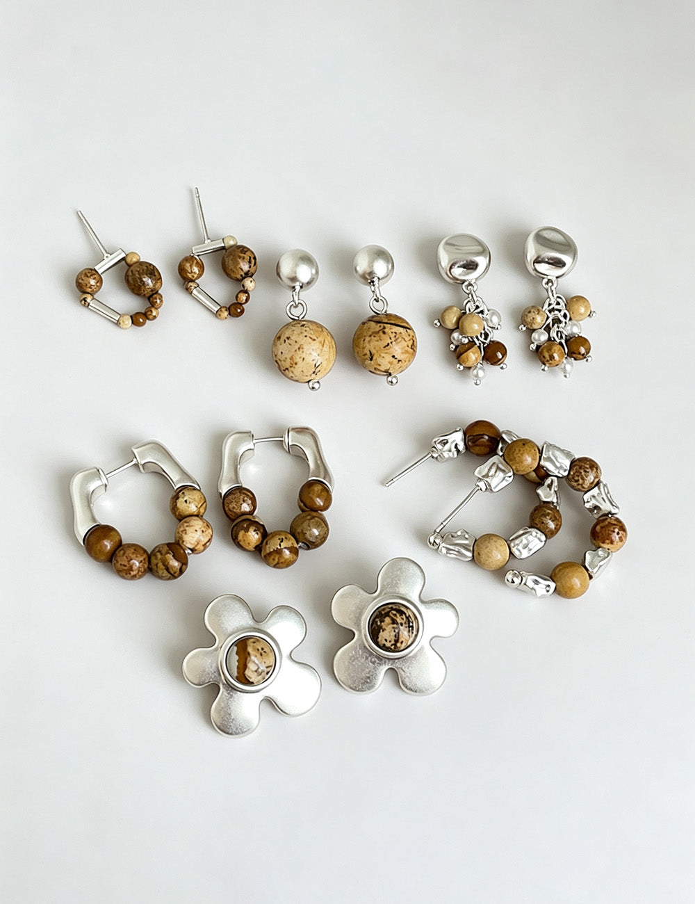Beaded Drop Earrings - DippedShop Wholesale - #8371