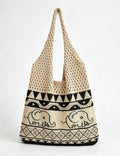 Knit Beach Tote Bag - DippedShop Wholesale - #5395