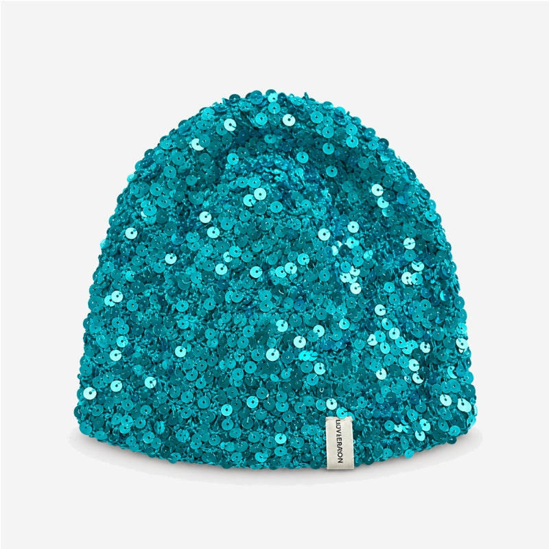 Trendy Sparkling Sequins Knit Beanie Hat 6W6HAT653