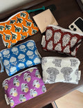 Vintage Floral Print Mini Coin Purse Wallet 6S10BWB150