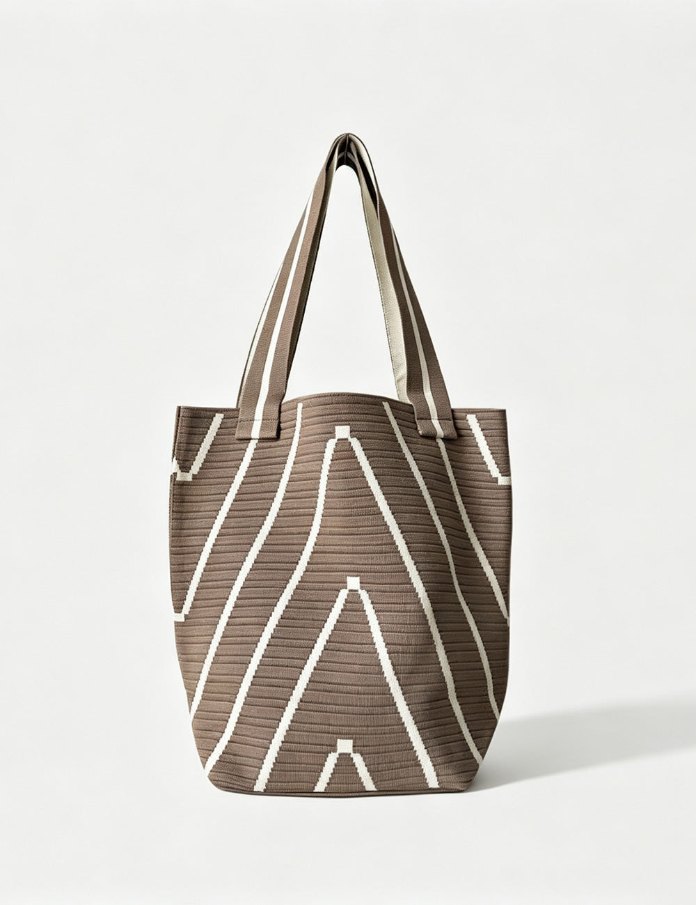 Casual Wave Striped Color Block Shoulder Bag 6W10BBG1764