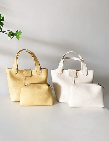 Trendy Soft PU Leather Bucket - DippedShop Wholesale - #4947