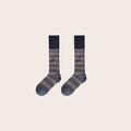 Retro Color Contrast Warm Mid-Calf Socks 6W8FSO819
