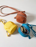 Mini Backpack Shaped Leather Coin Purse 6W10BWB304