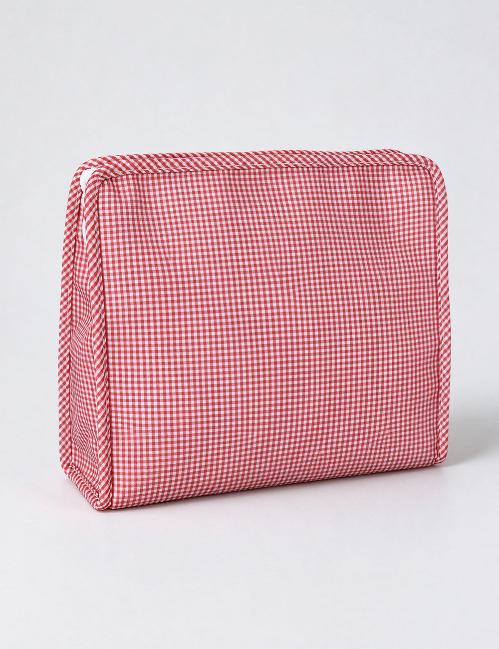 Minimalist Plaid Pattern Large Capacity Cosmetic Bag 6C5CO279
