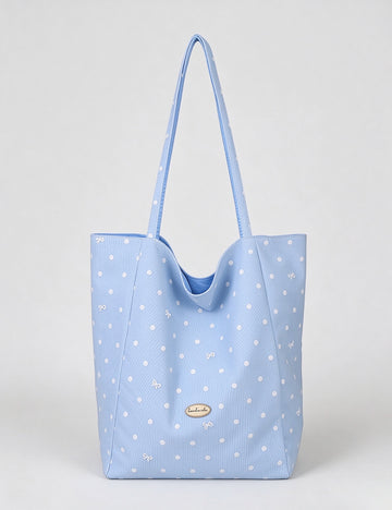 Fresh Polka Dots Large Capacity Shoulder Bag 6W10BBG2482