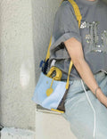 Fashion Unique Two-Tone Color Block Tote Bag 6W10BBG1371
