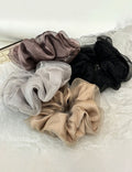 Simple Solid Color Organza Hair Scrunchies 6W6HSR350