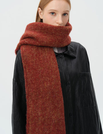 Stylish Color Block Tassel Wool Thick Scarf 6W6NSW249