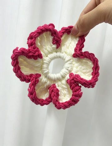 Sweet Handmade Crochet High Elastic Scrunchies 6W6HSR519