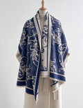 Jacquard Tassel Scarf - DippedShop Wholesale - #6579