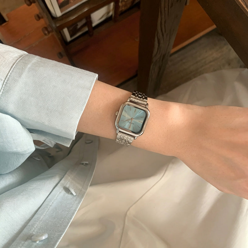Square Analog Quartz Wrist Watch - DippedShop Wholesale - #7379