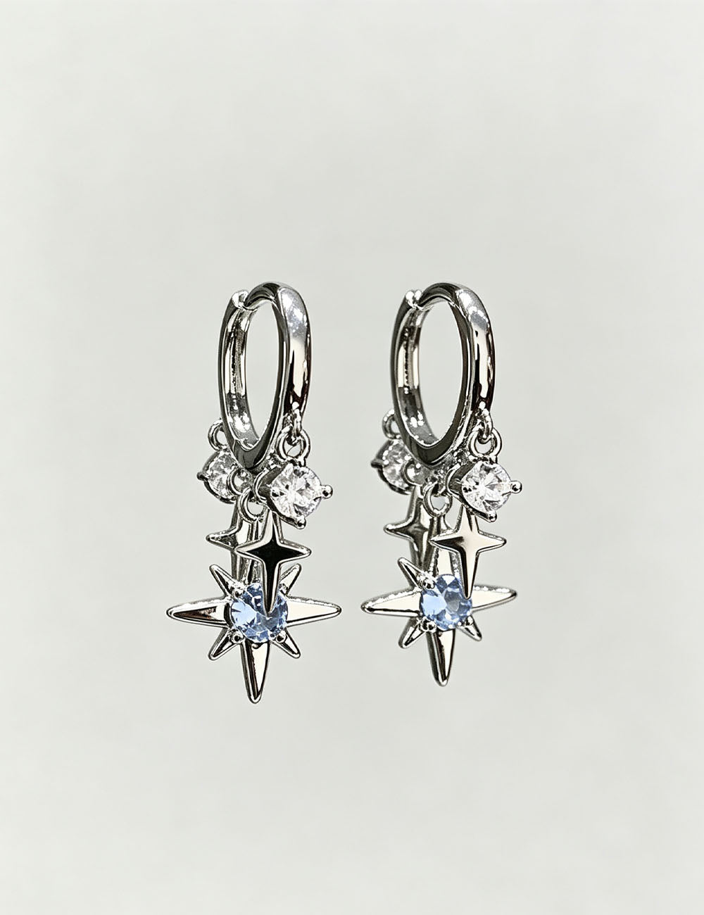 Star Tassel Hoop Earrings - DippedShop Wholesale - #4259