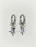 Star Tassel Hoop Earrings - DippedShop Wholesale - #4259