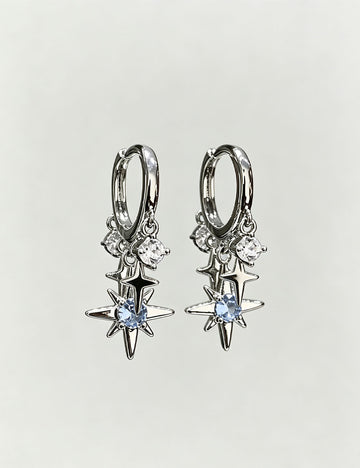Star Tassel Hoop Earrings - DippedShop Wholesale - #4259