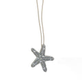 Chic Pearl Rhinestones Starfish Pendant Keychain 6W10BBC805