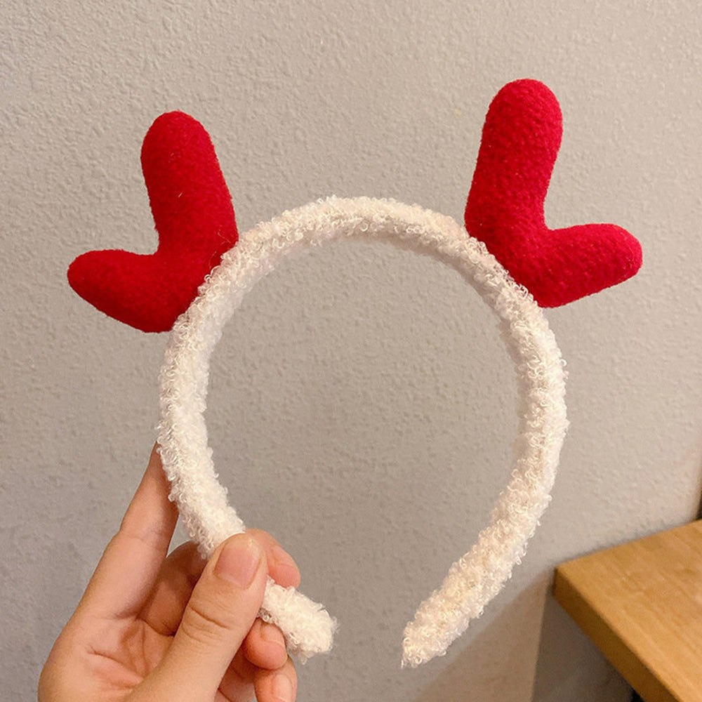 Reindeer Antler Plush Headband - DippedShop Wholesale - #2723