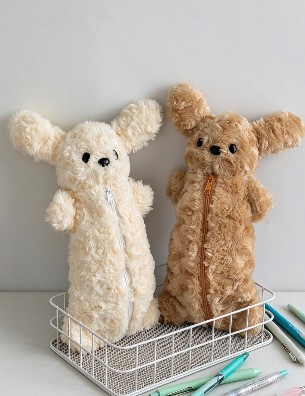 Plush Dog Pencil Pouch - DippedShop Wholesale - #1075