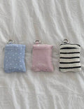 Mini Star Print Quilted Coin Purse Wallet 6S10BWB151
