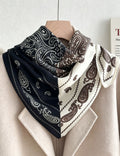 Color Block Silk Scarf - DippedShop Wholesale - #4643