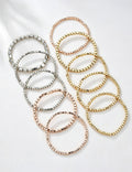 Stylish Gold Plated Multi Layer Beaded Bracelets 6W6JBR501