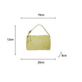 Minimalist Solid Color Suede Handbag 6W10BBG1380