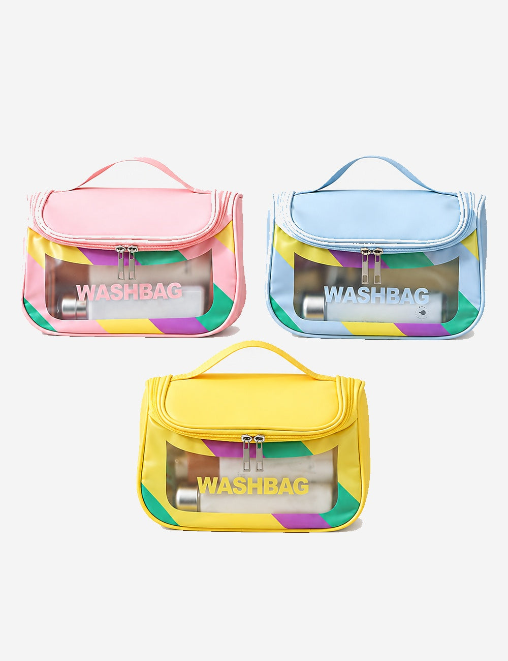 Clear Waterproof Makeup Bag - DippedShop Wholesale - #9891