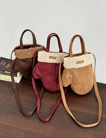 Funny Christmas Plush Glove Crossbody Bag 6W10BBG2207