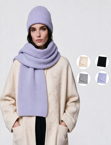 Ribbed Knit Scarf - DippedShop Wholesale - #9923