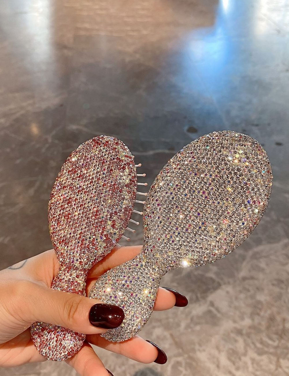 Mini Cushion Hair Brush - DippedShop Wholesale - #7091