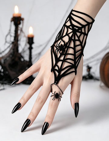Halloween Spider Web Bracelet - DippedShop Wholesale - #0451