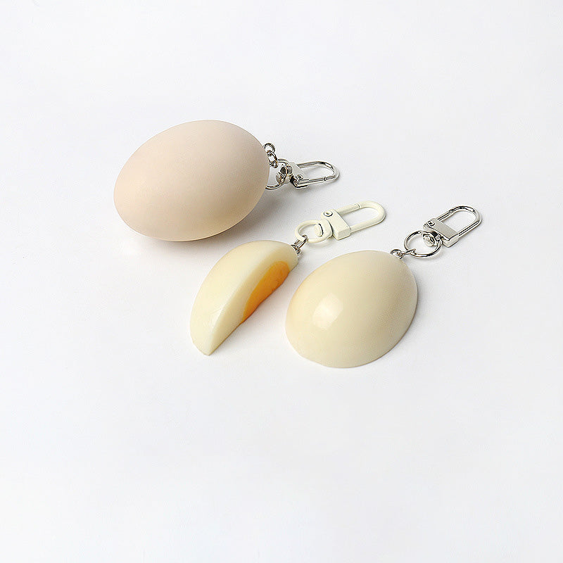 Half-Boiled Egg Bag Charm - DippedShop Wholesale - #6019
