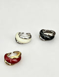 Enamel Twisted Open Ring - DippedShop Wholesale - #1171