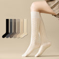 Cable Knit Calf Socks - DippedShop Wholesale - #8659