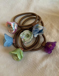 Retro Acetate Rose Elastic Hair Tie MK2BLW6W6HHT14